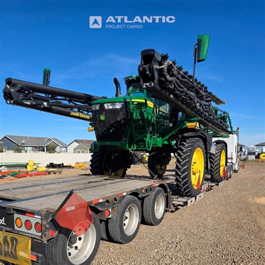 Another precision machine, the John Deere 412R Sprayer, was safely...