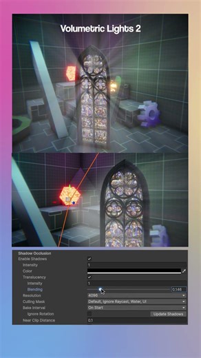 Create translucent volumetric lighting in Unity! #unity #unity3d #indie #games