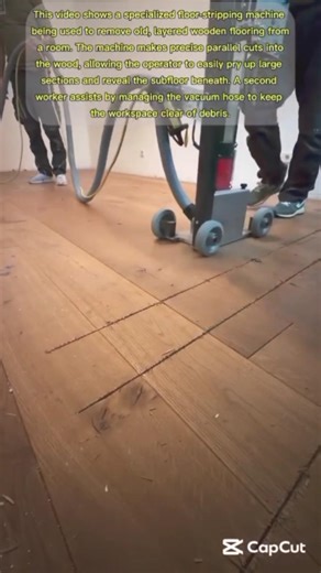Precision Demo: Tearing Up Old Flooring Like Butter
