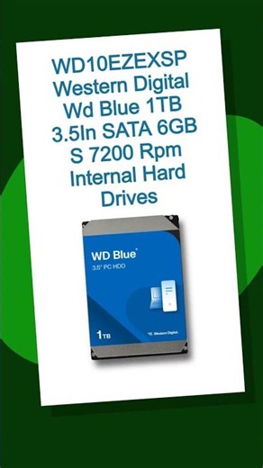 Best 1TB Desktop Hard Drive? WD Blue WD10EZEXSP – Fast & Reliable Storage