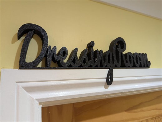 Dressing Room Door Sign, Bedroom Door Sign, Utility Room, Toilet Door Sign, Bathroom Door Sign, Custom Door Sign, Utility Sign, Door Topper - Etsy