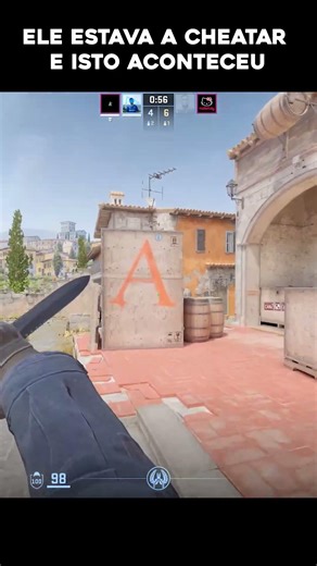 HE'S CHEATING AND THIS HAPPENED #brasil #portugal #csgo #cs2 #cs2cheating #cs2moments #cs2funny