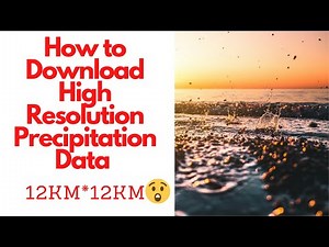 IMDAA Reanalysis Data Download: High Resolution Rainfall/Precipitation Data