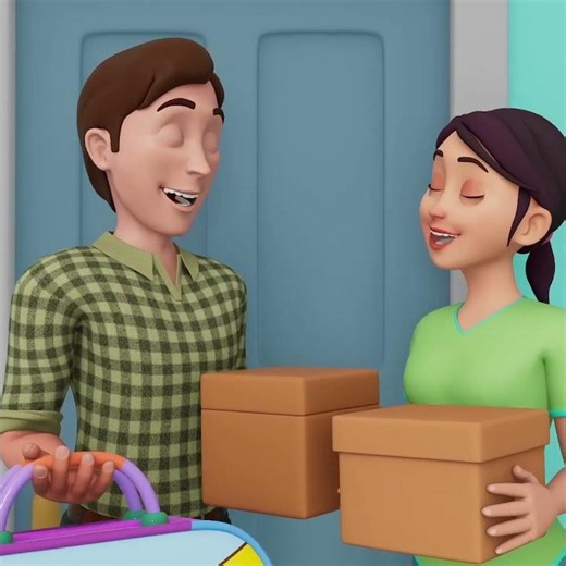Mom and Dad brought a secret surprise! 🤫🎈 #BabySongs #EducationalSongs #SurpriseParty #shorts