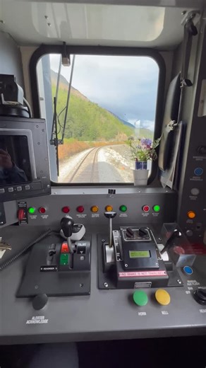 Michael Downie on Instagram: "Invited to sit in the best seat… 🚂"