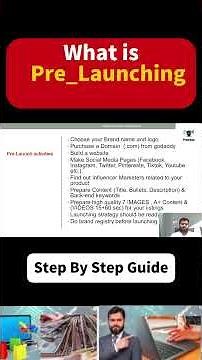 What is Pre-Launching . Step-by-Step Guide