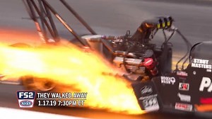 Set your ⏰! Catch a special NHRA in 30: They Walked Away TONIGHT at 7:30p ET on FS2. The first FS1 airing will be January 22 at 1:30a ET. | NHRA