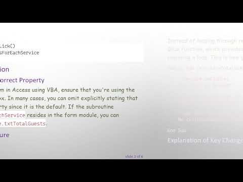 How to Efficiently Update Your Access VBA Form Textbox with Procedure Values