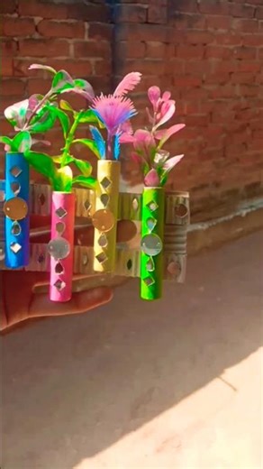 Beautiful home decor from waste pipe rolls #diy #papercrafts #papercrafter #craft