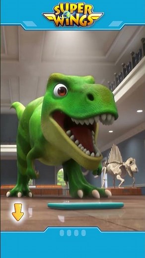 Superwings | Shorts | Run! It’s a Dinosaur! #superwings