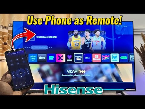 How to Use Your Phone As Remote for Hisense Vidaa TV!