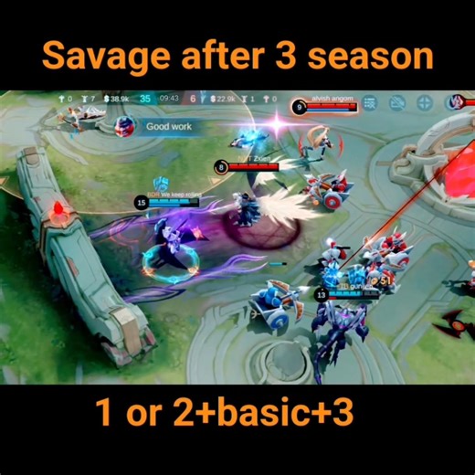 Combo skill for aamon #mobilelegends #gameplay #maniac #savage#tutorial #montage