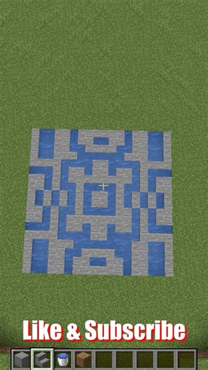 Amazing Floor Pattern | #minecraft #minecraftbeauty #buildhacks