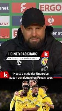 Backhaus nach Pokalfight: "Wir haben trotzdem gewonnen" #shorts