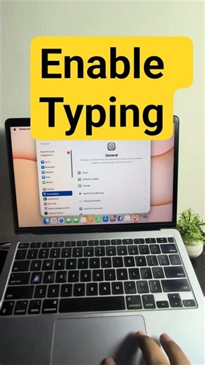 MAC Enable Typing #Mac #macOS #Apple #MacTutorial #Keyboard #Typing #TechTips
