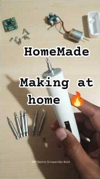 Rechargeable Screwdriver Machine Making At Home || Project | Screwdriver Machine #shortsfeed #diy