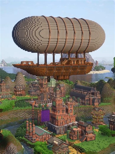 The Sky Cartographer - Minecraft Airship Build #minecraft