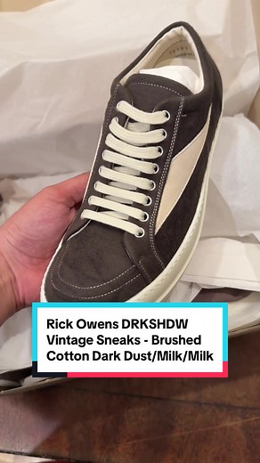 Unboxing Rick Owens DRKSHDW Vintage Sneaks Review