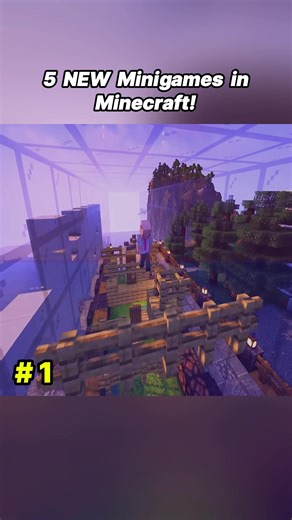 5 NEW Minigames in Minecraft! #Minecraft #minecraftbuilding #minecrafttutorial #minecrafter #minecraftmovie