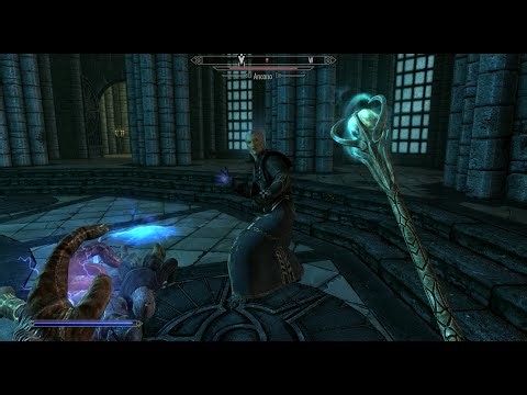 The Eye of Magnus: Defeat Ancano. Become Arch-Mage. The Elder Scrolls V Skyrim, 4K.