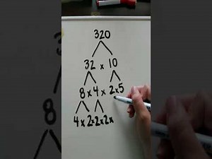 Decomposing a number into prime factors (factor tree- 3 digits) 2/2