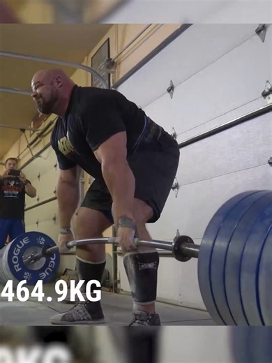 1,025LB DEADLIFT #strongman #gym #fitness #brianshaw #gymtok | Deadlift