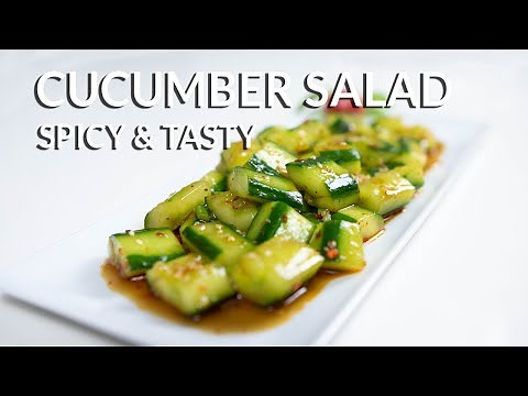 Asian Cucumber Salad Recipe | Spicy and Tasty