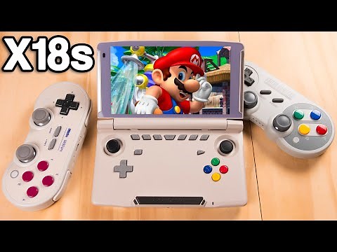 We Finally have a Powerful Clamshell Handheld! - Powkiddy x18s First Look