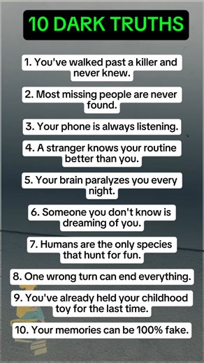 🖤 10 Dark Truths Not everyone who smiles is genuine. Not every apology means change. And sometimes, losing people is part of finding yourself. Truth hurts—but it also frees you. #DarkTruths #RealTalk #LifeLessons #HardTruth #EmotionalAwareness #SelfGrowth #MindsetMatters #InnerReality | Alia Umminya Bilal