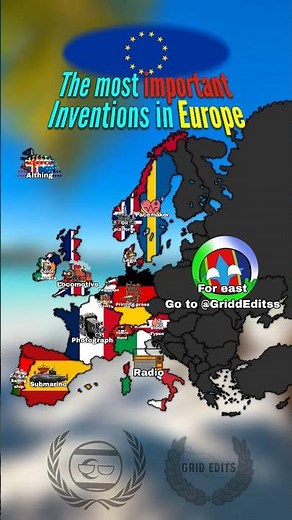The most Important inventions in Europe🇪🇺 #europe #collab #invention #renaissance #industral