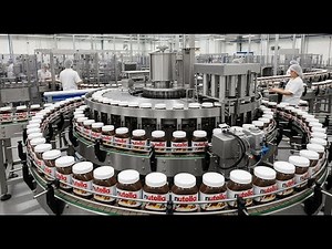 How Nutella Is Made in Factories | Inside the Nutella Production Process