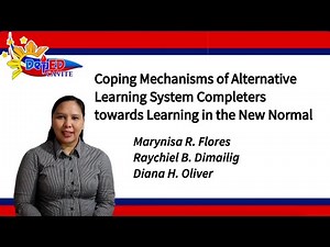 Coping Mechanisms of Alternative Learning System Completers towards Learning in the New Normal
