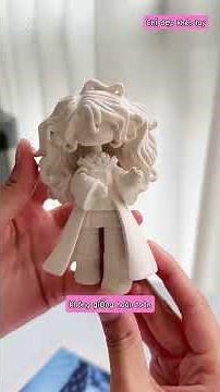 This beautiful girl skillfully made a magical Hermione out of clay from Harry Potter 🥰 #beautiful...