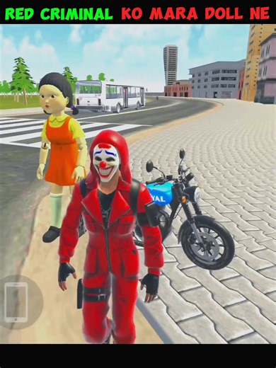 Red criminal ko squid doll ne 😱🔥 Indian theft auto #shorts #indiantheftauto #trending #viral #gta
