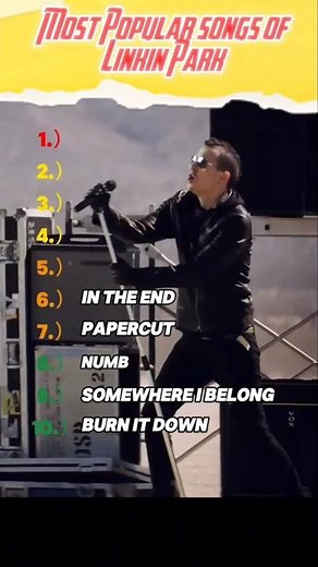 The Ultimate Linkin Park Playlist: Most Loved Hits Revealed Part (2)