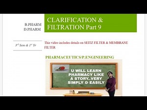 SEITZ FILTER & MEMBRANE FILTER (Filtration)