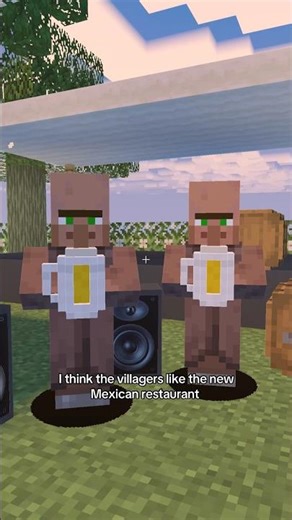 I think the villagers love the New Mexican restaurant! #Minecraft