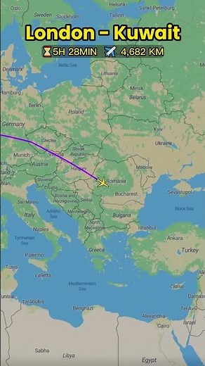 ✈️ London (LHR) to Kuwait (KWI)🛬 #flight #airlines #london #kuwait