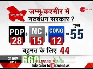 82K views · 1.1K reactions | PDP, Congress and National Conference likely to join hands in Jammu and Kashmir - WATCH | Zee News English | Facebook