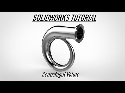 Solidworks tutorial | Design Volute Casing