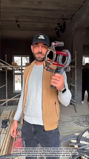 Smart Manual Pipe Cutting Tool | Fast & Precise Construction Work