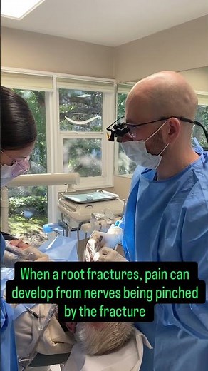 Emergency extraction of cracked tooth! #dentist