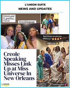 Creole-speaking beauties at Miss Universe! Miss Haiti 🇭🇹, Miss Seychelles 🇸🇨, Miss Mauritius 🇲🇺 Miss Saint Lucia 🇱🇨. 📸 @mideline_phelizor, @missseychelles_officiel, @alex.belleetoile, @missuniversesaintlucia #lunionsuite #missuniverse #misshaiti #Missseychelles #Missmauritius #misssaintlucia | The Haitian American