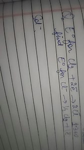 Find the standard reduction potential (E^o) for the following h... | Filo