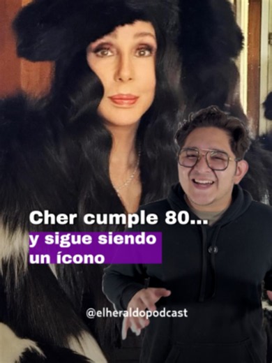 ¡¡Feliz cumpleaños a #Cher! La diva del pop cumplió 80 años 🤩🎉