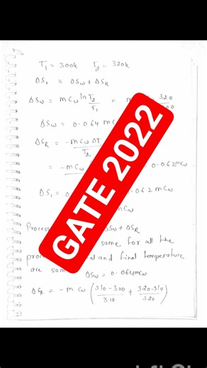 GATE 2022 Physics Thermodynamics and Statistical Mechanics Solutions#gatephysics#gatesolutions #pyq
