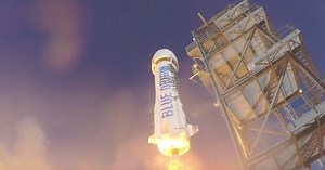 Watch Jeff Bezos’ Space Company Launch and Land a Rocket Vertically