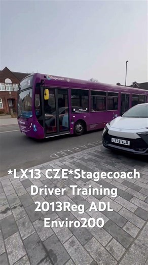 *LX13 CZE*Stagecoach Driver Training 2013Reg ADL Enviro200