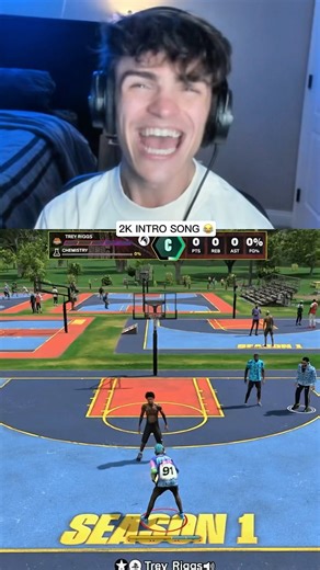 2K INTRO SONG 😂 #nba #nba2k #nba2k26 #shorts #treyriggs