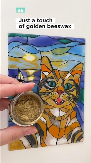 Sparkling Stained-Glass Sunset ✨ | Shimmer Trick